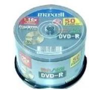 MAXELL DVD-R 4.7GB 120 MIN. 16X 50PZ + PORTE CD 10 PLACES