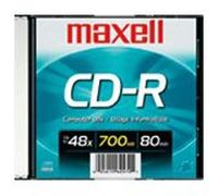 Maxell 625151 CD Vierge CD-R 700 Mo 15 pièce(s) - CD-RW Vierges (CD-R, 700 Mo, 15 pièce(s), 80 Min, 32x)