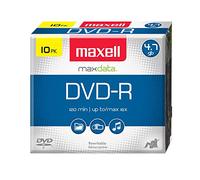 Maxell 638004 4.7 Go 16 x DVD-R - Lot de 10