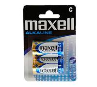 2 Piles Alcalines C / LR14 Maxell Alkaline