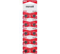 Maxell Alkaline LR44 pile bouton (10-pack)