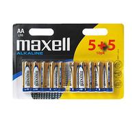 Maxell Batterie Alkaline AA Mignon LR06 10St.