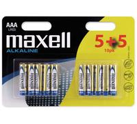 Maxell Batterie Alkaline AAA Micro LR03 10St.