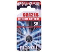 Maxell Batterie Knopfzelle CR1216 3V 25mAh Lithium 1St.