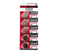 Maxell Batterie Lithium Cell Battery 3v Cr 2025 5 Unités