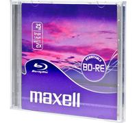 maxell Blu Ray BD RE 130 minutes 25GB 2x Jewel Case