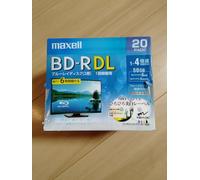 Maxell BRV50WPE.20S BD-R 2 couches pour enregistrement