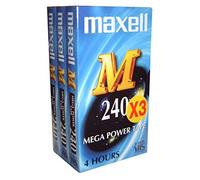 Maxell Cassette vidéo M240 Pack 3