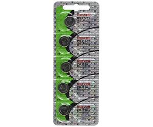 Maxell CR1220 3V Lithium Coin Cell Watch Batteries (5-Pack) by Maxell (English Manual)
