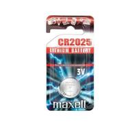 Maxell CR2025, Lithium, Pile bouton, 3 V, 1 pièce(s), CR2025, Argent