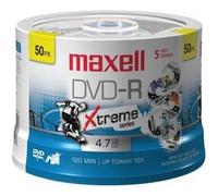 Maxell DVD-R 4,7 Go Xtrem Sports 16X 50 Broche