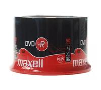 MAXELL DVD-R 4.7GB 120 MIN. 16X 50PZ + PORTE CD 10 PLACES