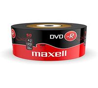 Maxell DVD-R 4,7 Go 16x – Pack de 50 (spindle, 120 min)