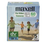 Maxell DVM60SE Mini-cassette vidéo 60 min Lot de 5