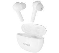 Maxell Dynamic Wireless Headphones With Charging Case Bluetooth White