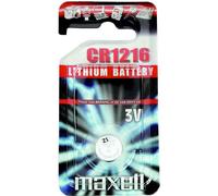 MAXELL Lot de 3 blisters de 1 Pile bouton au lithium, CR1616