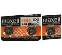 Maxell Lot de 3 piles bouton alcalines AG13 LR44 A76 357