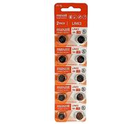 Maxell Pile bouton LR43 1,5 V micro alcaline – Lot de 10 (blister 5x2)