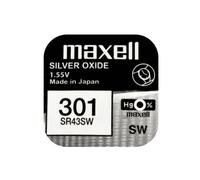 Maxell Maxell 301 Pile bouton 1 Pièce SR43SW-M - Unisex - Oxyde d'argent