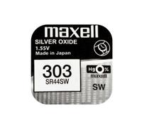Maxell Maxell 303 Pile bouton 1 Pièce SR44SW-M - Unisex - Oxyde d'argent