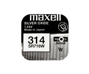 Maxell Maxell 314 Pile bouton 1 Pièce SR716W-M - Unisex - Oxyde d'argent