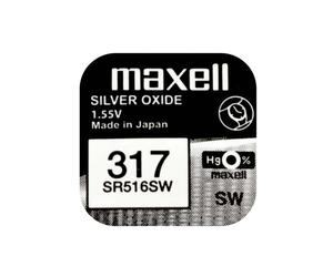 Maxell Maxell 317 Pile bouton 1 Pièce SR516SW-M - Unisex