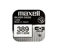 Maxell Maxell 389 Pile bouton 1 Pièce SR1130W-M - Unisex
