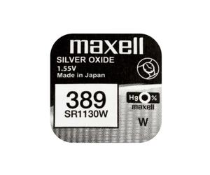 Maxell Maxell 389 Pile bouton 1 Pièce SR1130W-M - Unisex