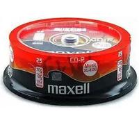 CD-R MAXELL XLII 80 Audio - Boîte de 25 disques vierges - 700 Mo - 80 min - 32x