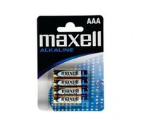 Maxell Pack 4 Piles Alcalines LR03 AAA 1,5V