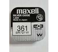 Maxell Pile à oxyde d'argent pour montre Type SR721SW/361