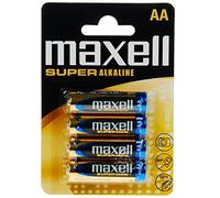 Maxell - Pile Alcaline - AA x 4 - Super (LR6)