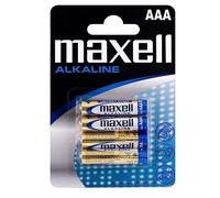 Maxell Piles alcalines AAA (LR03) – 4 piles