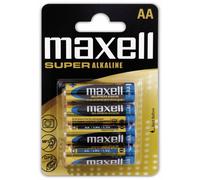 maxell Pile alcaline "SUPER" Mignon AA 4er Blister