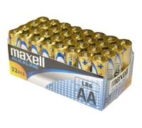 Maxell Piles LR6 (AA) Fiabilité longue durée Pack de 32 – 790261