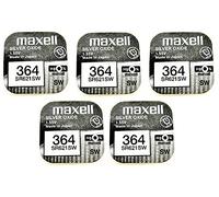 Genuine/Original Maxell Pile Bouton 364/SR621SW Pile Bouton Piles AG1///Cellule (Utilisation idéale pour Votre Lampe de Poche, Montres, calculatrices, appareils Photo, télécommande, Jouets, et