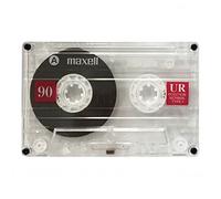 Maxell Cassette audio vierge UR 90 – Biais normal, faible bruit – 90 min