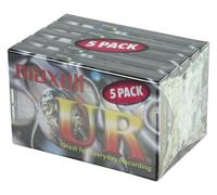 Maxell UR 90 - pack de 5 - cassette audio 90 minutes