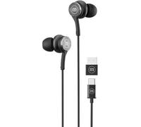 Maxell XC1 Casque d'écoute filaire USB-C avec adaptateur USB-A noir