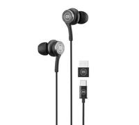 Maxell Xc1 Usb-c Wired Headphones With Usb-a Adapter Black