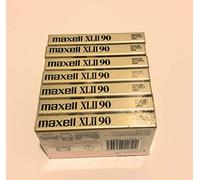 Maxell XLII IEC Type II 90 Minute Haute Biais Cassette Audio Tape - Lot de 7