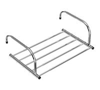 Maxentico Étendoir à Linge Pliable, Acier Inoxydable Seche Linge Etendoir, Séchoir à Linge d'intérieur, Séchoirs à Linge d'étendage Télescopique, (Longueur: 42-66 cm) pour Balcon Accrocher