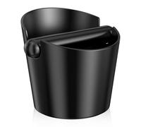 Maxentico Knock Box(Noir), Expresso Accessoire Barista Café Boîte à Frapper, Boite Recuperateur de Marc de Cafe Kaffee-Accessoires, Coffee Tamper Machine Accessories, pour Cuisine Café Bar Bureau