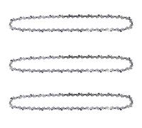 Maxentico Lot de 3 Chaînes pour Tronçonneuses, Chaine Tronconneuse pour Guide-Chaîne de 14" (35 cm), Chaine de Tronconneuse, 52 Maillons d'Entraînement, Chaîne de Tronçonneuse Faible Rebond