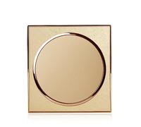 MAXEPO Grand Panneau Interrupteur de lumière décoration Domestique électricien Interrupteur Prise Ronde Or 86 Type Commande Unique 4 Voies Interrupteur Mur Maison