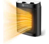 Maxesla Chauffage électrique basse consommation,radiateur soufflant en céramique 1500 W,2 modes de température,protection contre