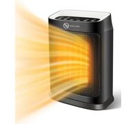 Maxesla Chauffage Électrique Basse Consommation, Radiateur Soufflant En Céramique 1500 W, 2 Modes De Température, Protection Contre La Surchauffe Et Le Renversement, Pour Chambres Ou Salles [Z577]