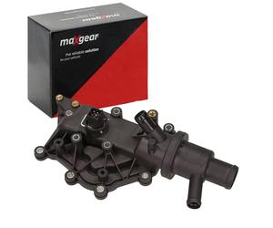 MAXGEAR 18-0430 Thermostat d'eau avec joint d'étanchéite avec capteur 89°C Compatible avec RENAULT Clio 2 3/5 portes BB, CB, BB0/1/2, CB0/1/2 Laguna 2 5 portes BG, BG0/1 Laguna 2 Grandtour KG, KG0/1