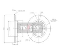MAXGEAR 2X Disque De Frein Avant Ø302 Mm Ventilé Pour KIA Sorento I JC 2.5
