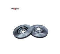 2 x MAXGEAR 19-2504 Disque de frein pour CITROËN,FIAT,LANCIA,PEUGEOT